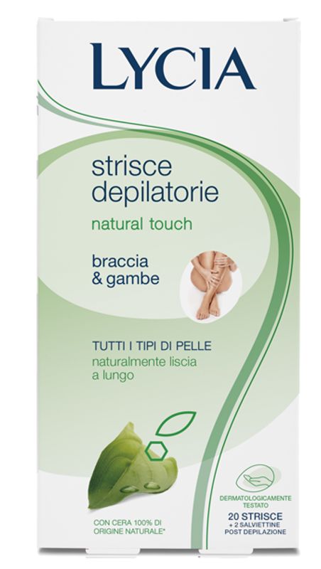Lycia Strisce depilatorie Natural Touch Braccia e Gambe 20 strisce-1