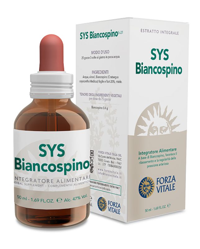 Forza Vitale Sys Biancospino utile per la regolarità della pressione arteriosa 50ml-1