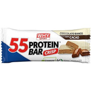 Why Sport 55 Protein Bar Crisp Barretta Cioccolato Bianco Cacao 1 Pezzo-1