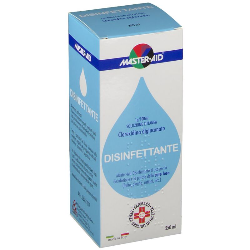 Soluzione Disinfettante cutanea 250ml Master Aid-1
