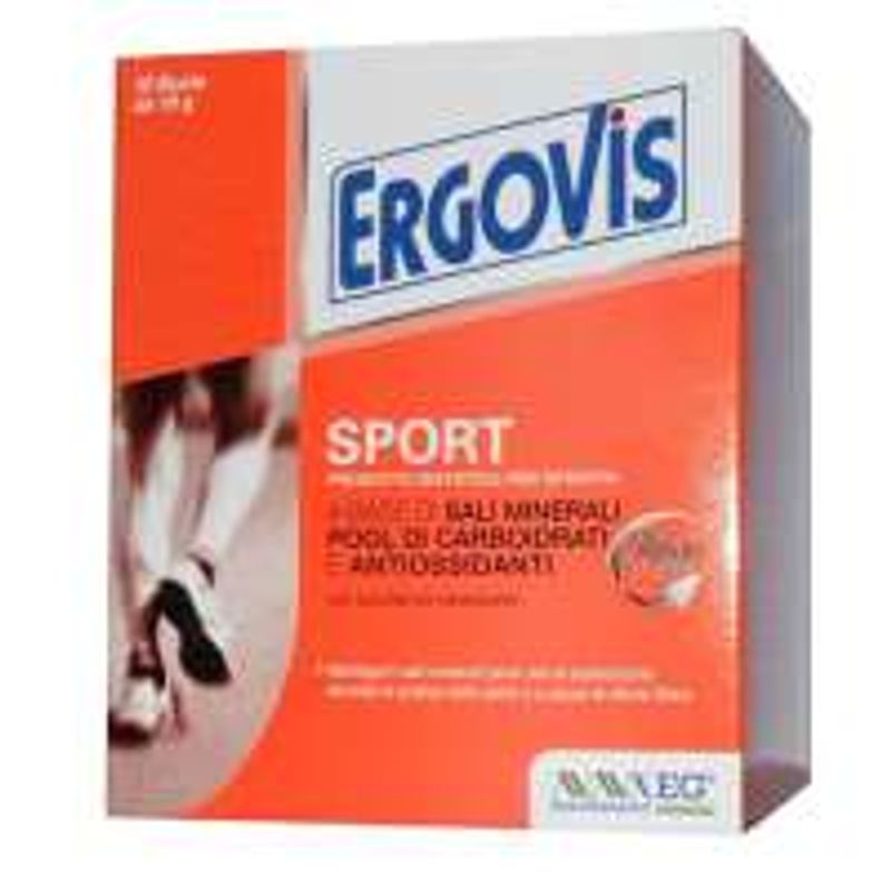 Ergovis sport carboidrati e sali minerali 10 buste-1