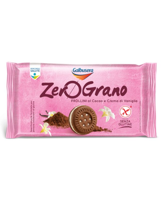 ZeroGrano Frollini al Cacao con Crema alla Vaniglia 160g-1