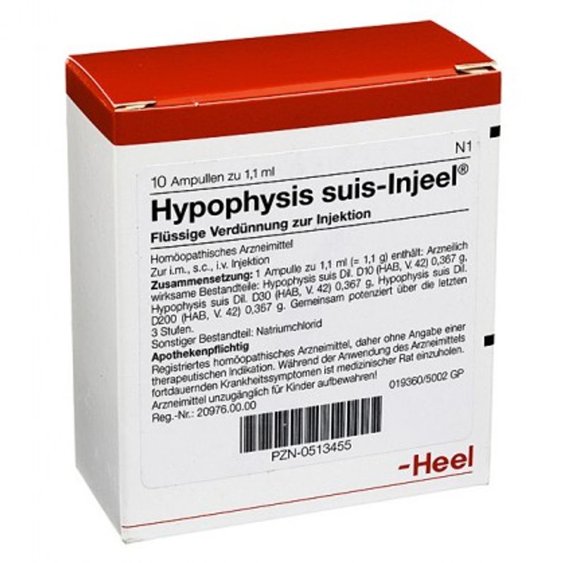 Heel Hypophysis Suis Injeel Medicinale Omeopatico 10 Fiale-1