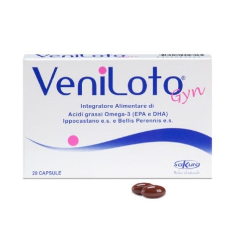 Veniloto Gyn utile per il microcircolo 20 capsule-1