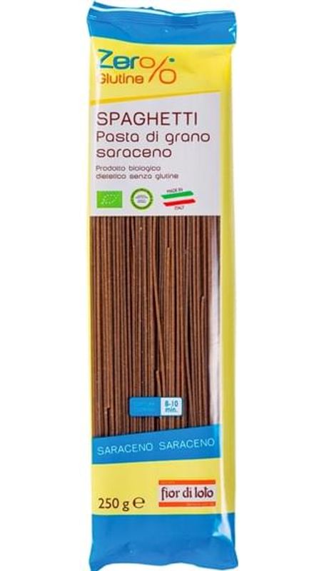 Zero% Glutine Spaghetti di grano saraceno Bio 250g-1
