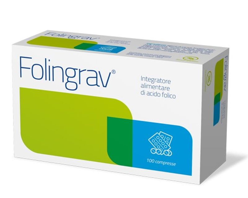 Folingrav a base di acido folico 100 compresse-1