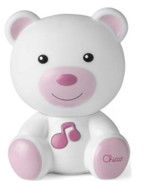 Chicco First Dreams Orsetto Dreamlight Luce notturna musicale rosa 0+ mesi-1