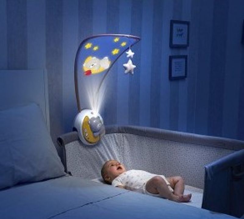 Chicco Next 2 Moon Giostrina 3 in 1 con proiezione colore Beige-2