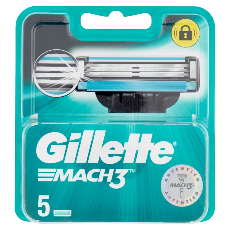 Gillette Mach3 5 testine di ricambio-1