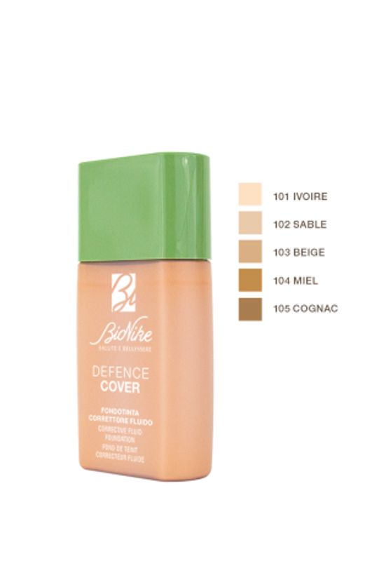 Bionike Defence Cover Fondotinta Correttore Fluido n.104 Miel 40ml-1