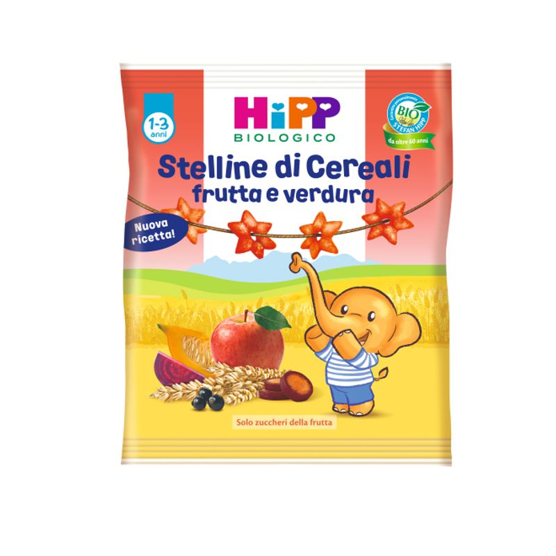 Hipp Stelline di Cereali frutta e verdura 1-3 anni 30g-1