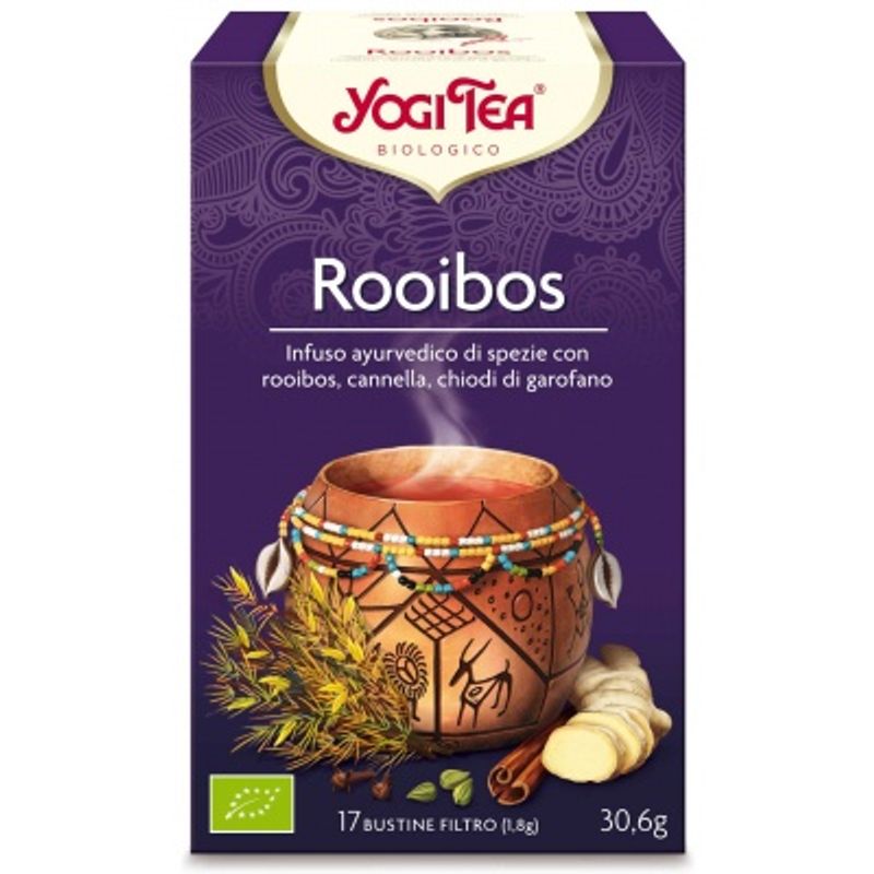 Yogi Tea Rooibos infuso ayurvedico di spezie 17 bustine filtro-1