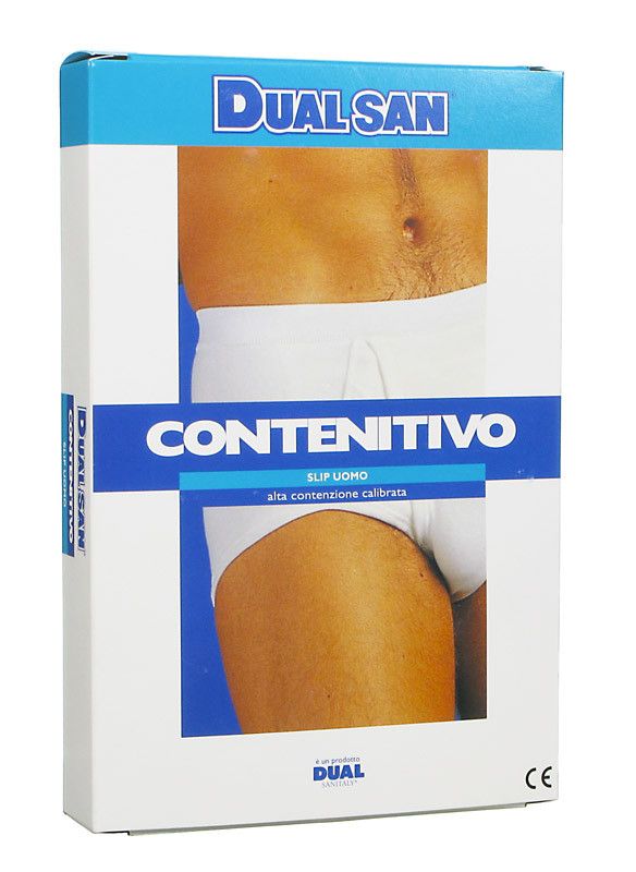 Dualsan Slip Uomo Contenitivo TG 3 colore bianco-1