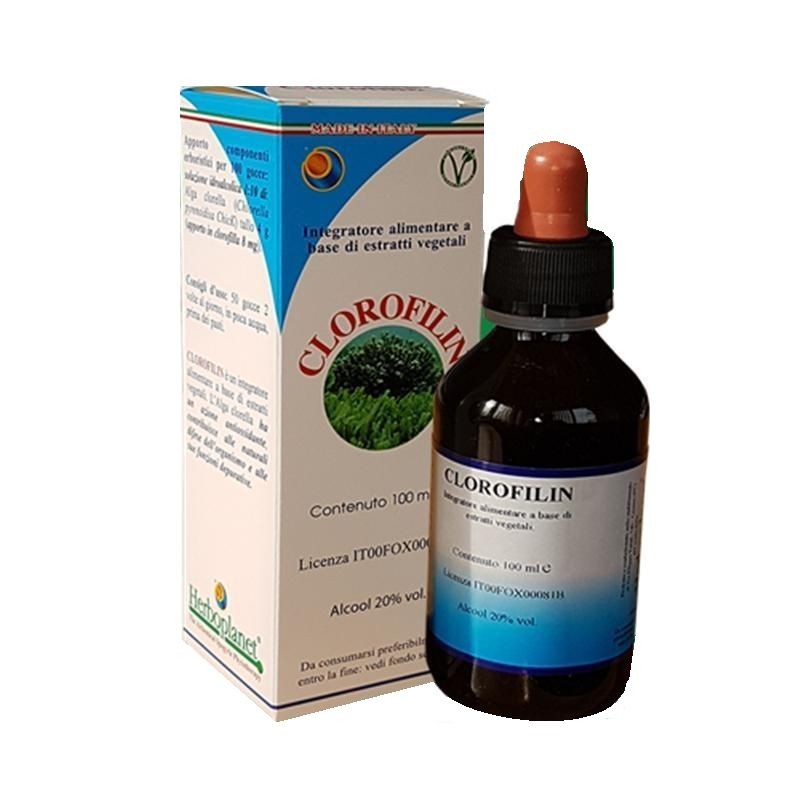 Herboplanet Clorofilin con azione antiossidante 100ml-1