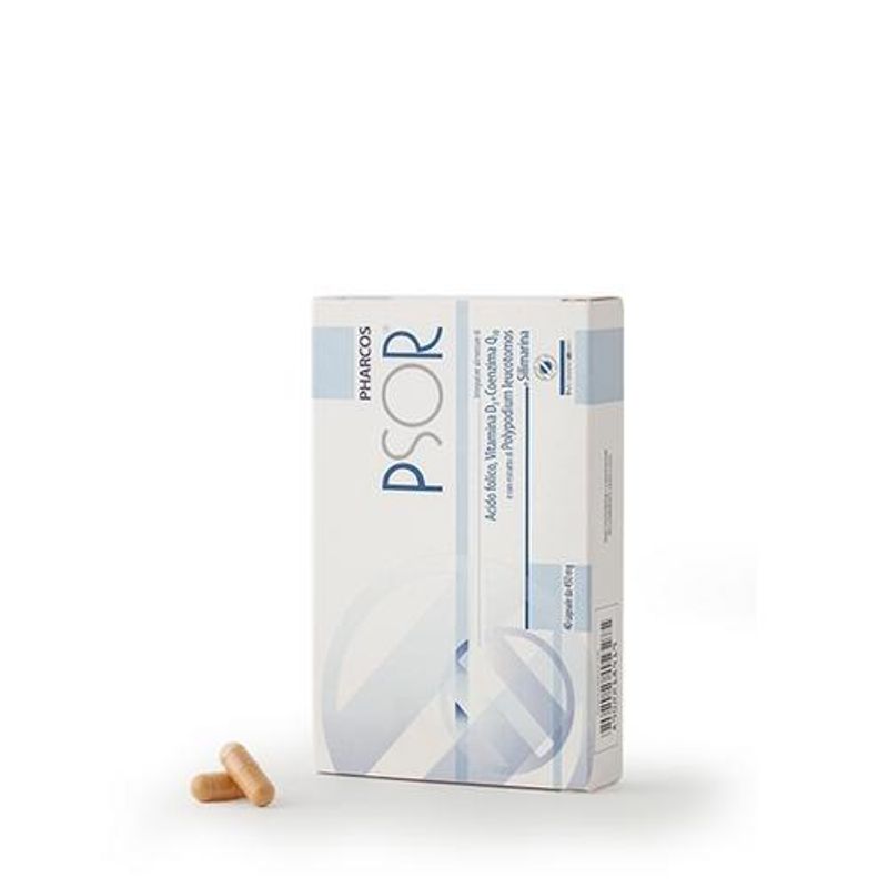 Psor Pharcos per il benessere della pelle 40 capsule-1