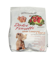 Officinalis Dolci Fioretti Mela lampone e Malva per cani 500g-1