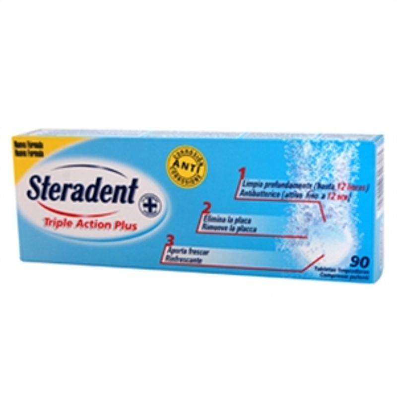 Steradent Triple Action Plus 90 compresse-1