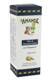 L'Amande Olio di Mandorle Dolci profumato con Vitamina E-1