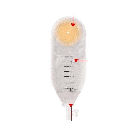 Coloplast Sacca Per Drenaggio Delle Ferite Sterile Capacità Midi 300ml 10 Pezzi-1