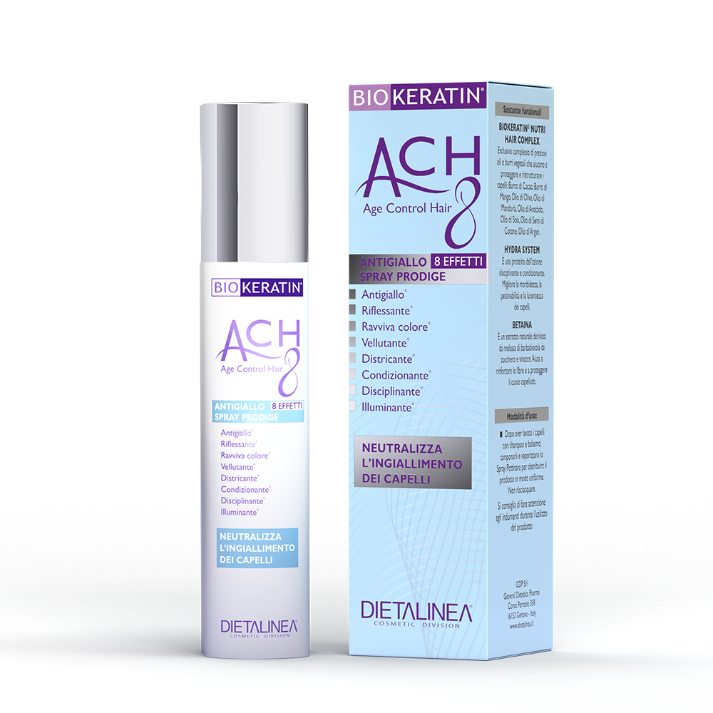 Biokeratin ACH 8 Spray Capelli Antigiallo 100ml-1