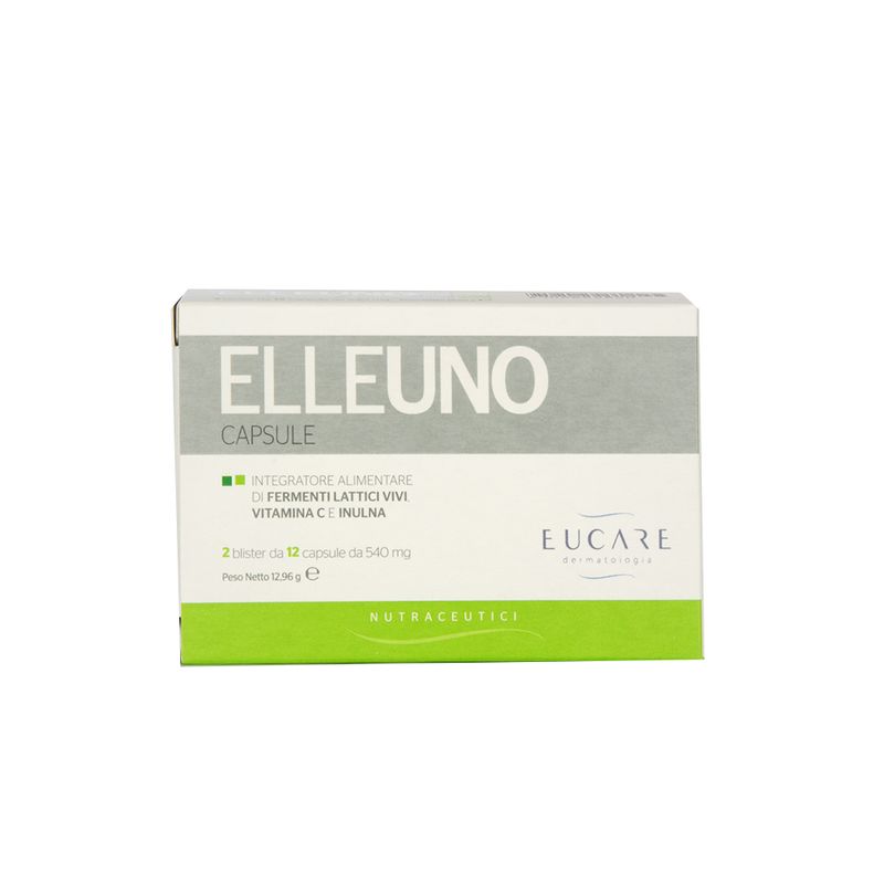 Eucare Elleuno fermenti lattici e vitamina C 24 capsule-1