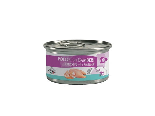 Marpet Chef Pollo E Gamberi Cibo Umido Per Gatti Adulti Lattina 80g-1