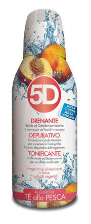 5D Depuradren Depurativo e drenante da bere gusto pesca 500ml-1