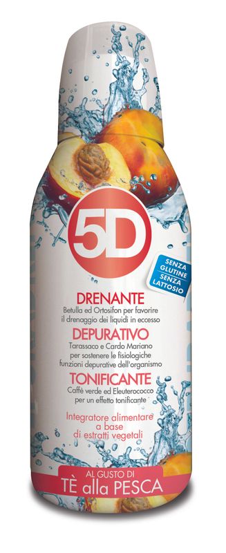 5D Depuradren Depurativo e drenante da bere gusto pesca 500ml-1