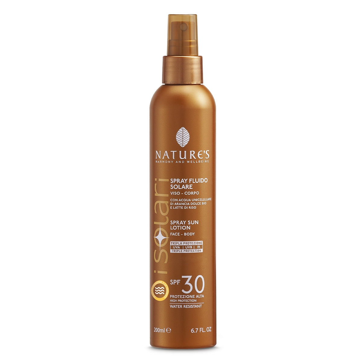Nature's Spray Fluido Solare corpo SPF30 200ml-3