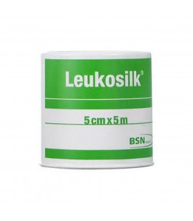 Leukosilk Cerotto su rocchetto in acetato di cellulosa mutuabile 5cm x5m-1