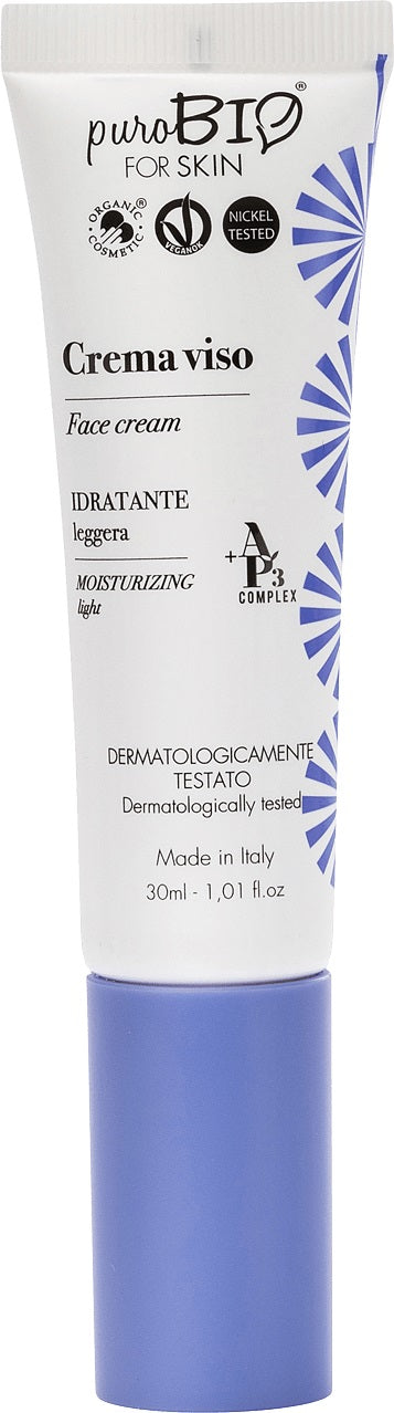 PuroBio Crema Viso Idratante Leggera 30ml-1