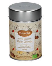 Neavita Infuso biologico sfuso Mela e Cannella silver tin 100g-1