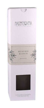 Nasoterapia Muschio Bianco Purezza Diffusore d'essenza con bastoncini 100ml-0