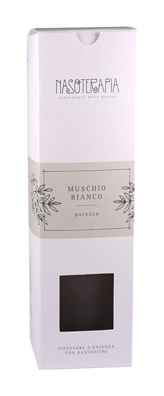 Nasoterapia Muschio Bianco Purezza Diffusore d'essenza con bastoncini 100ml-0