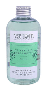 Nasoterapia Tè Verde e Bergamotto Felicità Ricarica Diffusore d'essenza 250ml-0