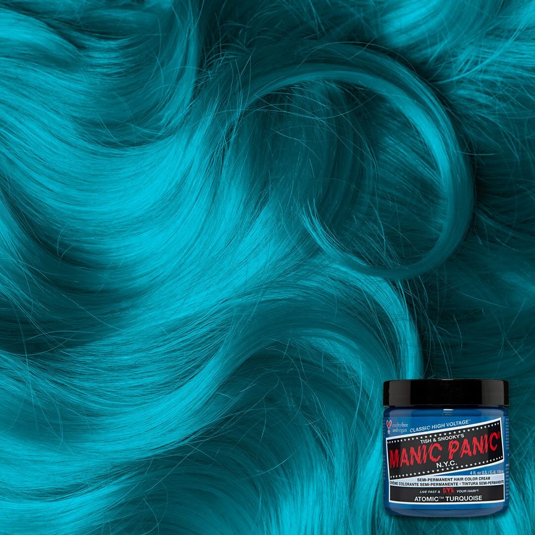 Manic Panic Atomic Turquoise Colorazione Semipermanente Classica Per Capelli 118ml-1
