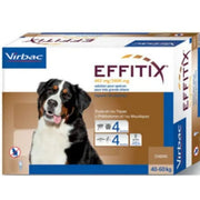 Effitix Spot-On Soluzione 24 Pipette 6,60ml 402mg + 3600mg Cani Da 40 A 60Kg-1