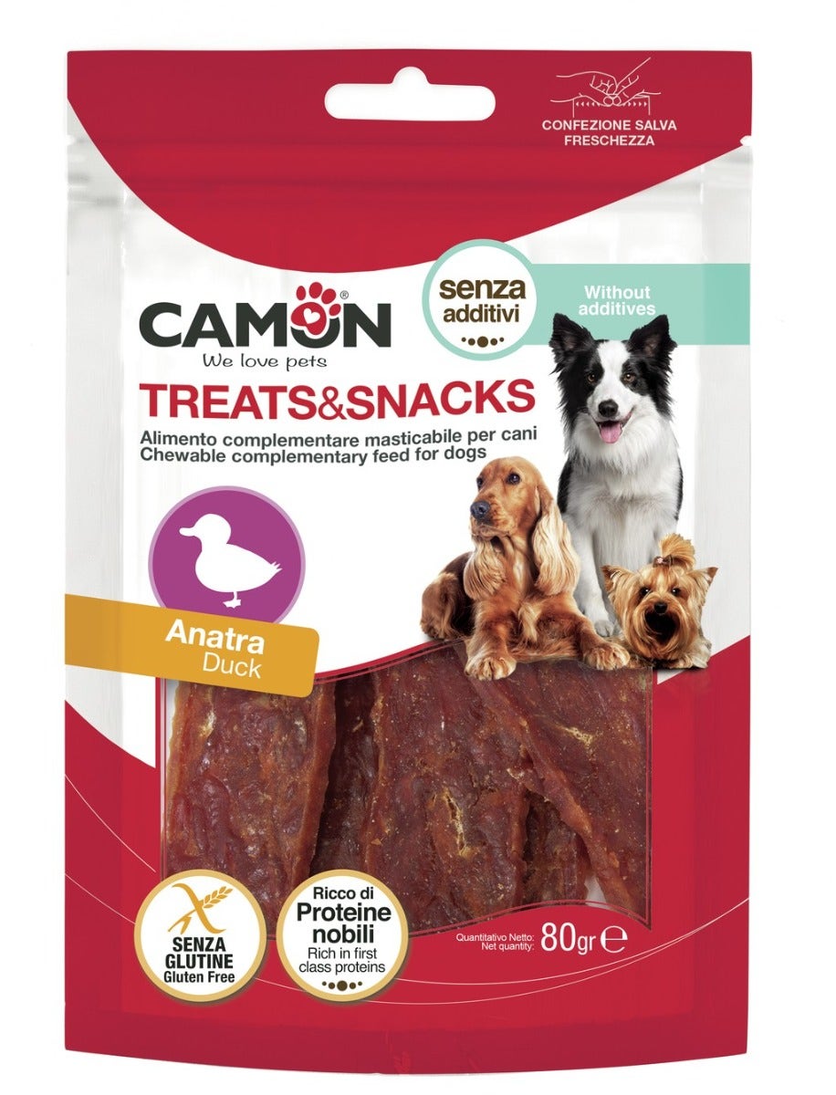 Camon Jerky Di Anatra Per Cani 80g 12,5cm-1