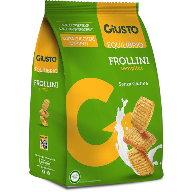 Giusto Senza Glutine Frollini Semplici 250g-1
