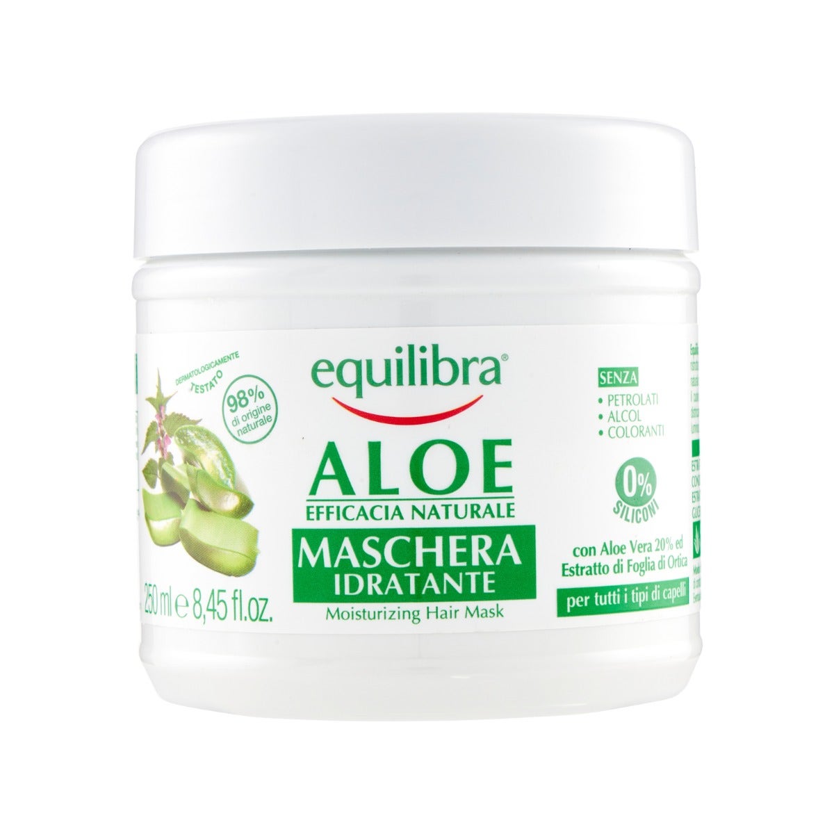 Equilibra Aloe Maschera Capelli Idratante 250ml-1