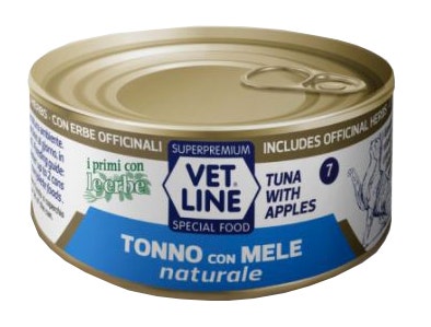 Vet Line Gatto Tonno E Mele 70gr-1