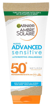 Garnier Ambre Solaire Advance Sensitive Latte Protettivo 200ml SPF50+-1