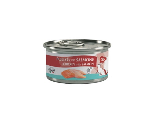 Marpet Chef Pollo E Salmone Cibo Umido Per Gatti Adulti Lattina 80g-1
