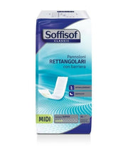 Soffisof Classic Pannolone Per Incontinenza Rettangolare Con Barriera 30 Pezzi-1