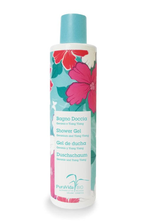 PuraVida Bio Bagno Doccia Geranio E Ylang Ylang 250ml-1