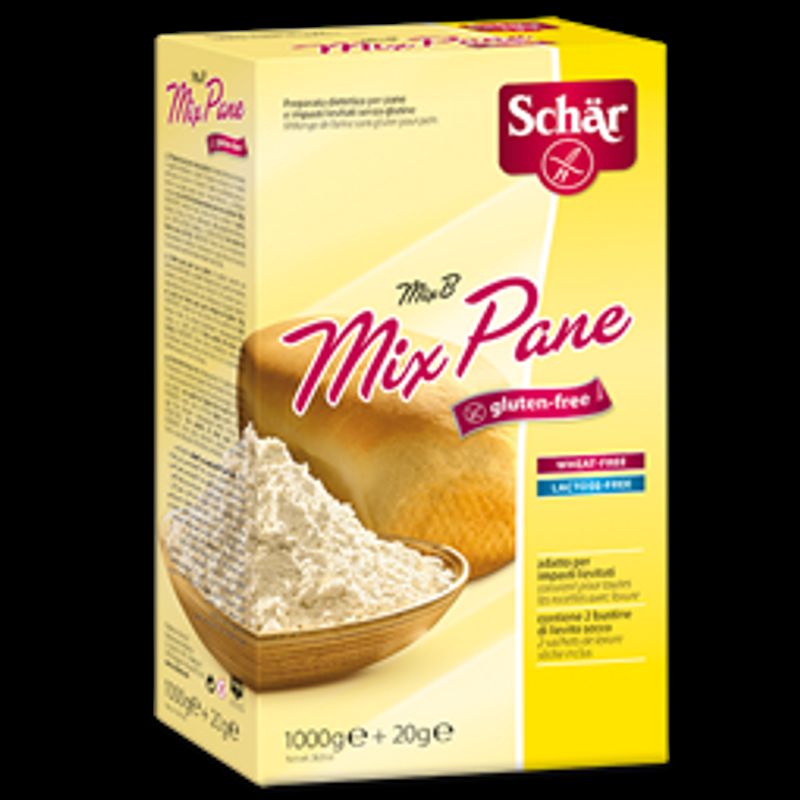 Schar Mix Pane - Mix B preparato senza glutine per pane e impasti lievitati 1,02kg-1