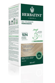 Herbatint Tinta per Capelli Gel Colorante Permanente 3Dosi 10N Biondo Platino 300ml-2