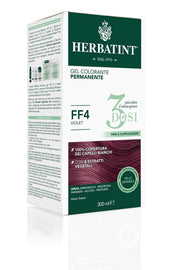 Herbatint Tinta per Capelli Gel Colorante Permanente 3Dosi FF4 Violetto 300ml-2