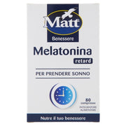 Matt Melatonina Retard per il benessere del sonno 80 Compresse-1