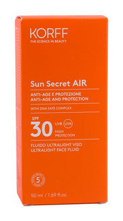 Korff Sun Secret AIR SPF30 Fluido Ultralight Viso 50ml-1